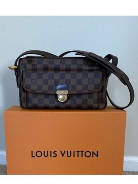 RARE DISCONTINUED Louis Vuitton Ravello Handbag with BOTH straps